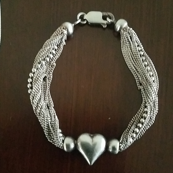 Sterling Silver necklace & bracelet - Picture 2 of 3